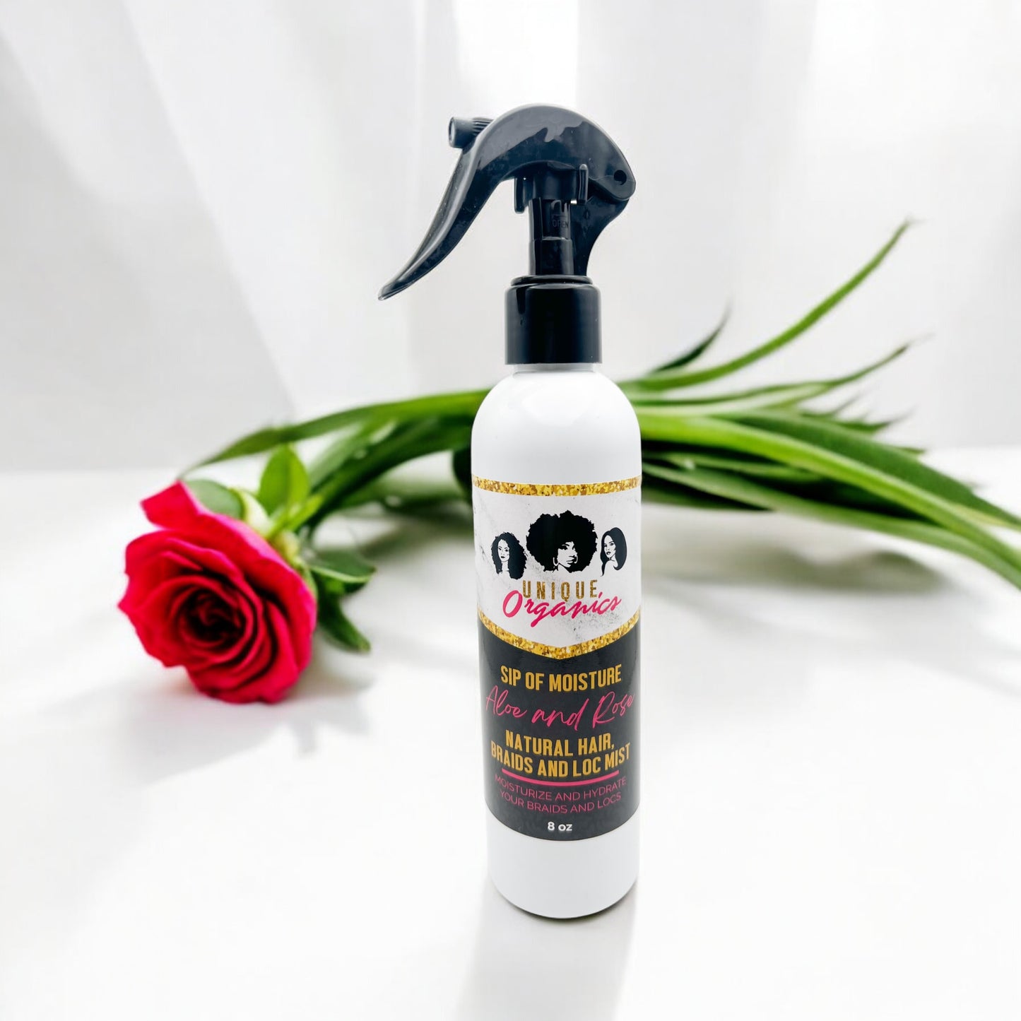 Sip of Moisture Aloe, Watermelon and Rose Water Hydration Hair Spray