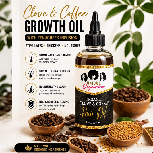 Fast Growth Hair Oil, Clove, Coffee & Fenugreek