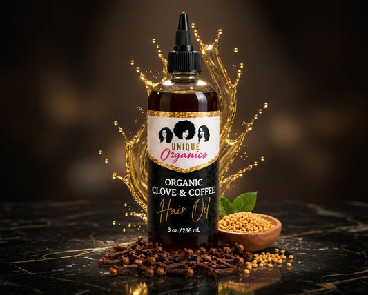Clove Coffee & Fenugreek Hair Oil | 8-Hour Botanical Infusion | MSM Bamboo Star Anise | Slow Crafted Scalp Oil