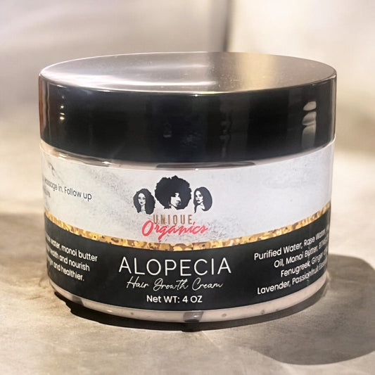 Moisturizing Alopecia Hair Cream With Clove, Fenugreek, Ginger and Moringa