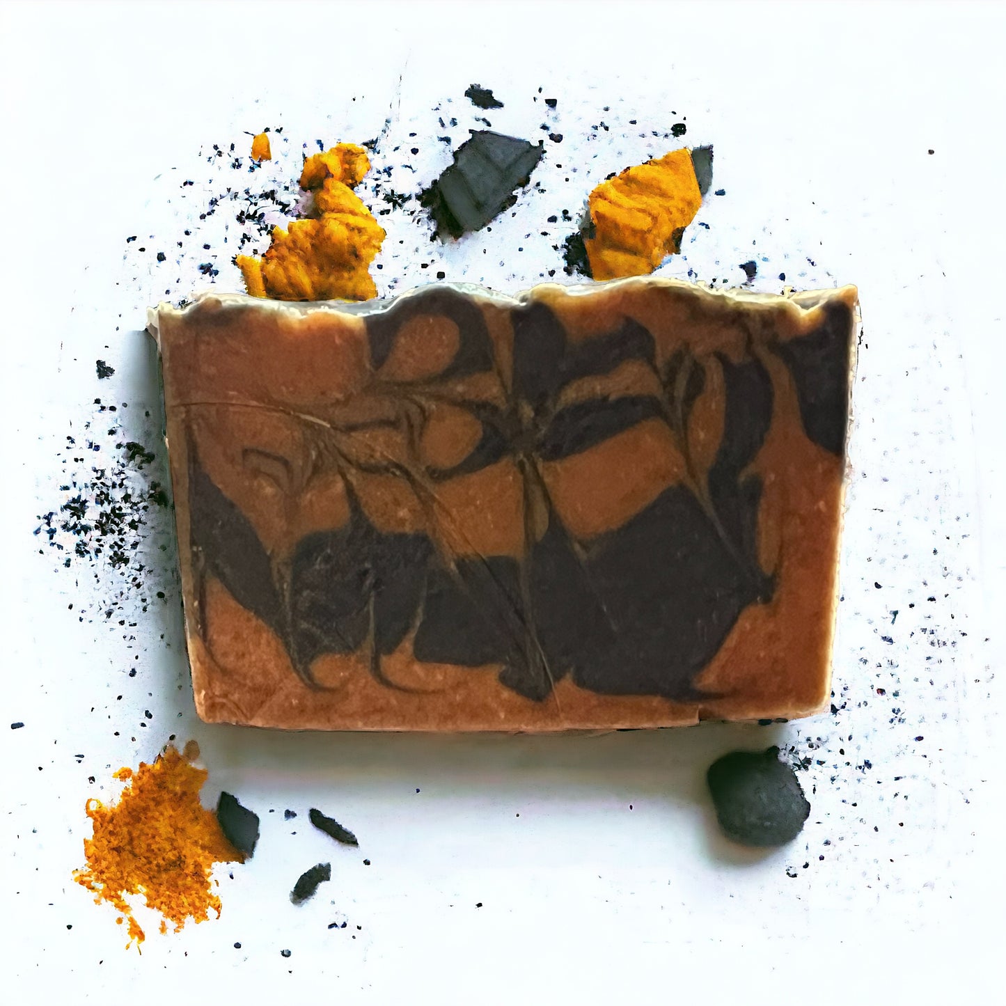 "Pure Glow"  Charcoal and Turmeric Detox Face Soap for Acne