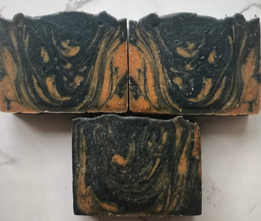 Activated Charcoal and Turmeric Face Soap Moisturizing Gentle Cleanser